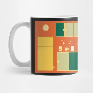 Retro Tea in the kitchen Mug